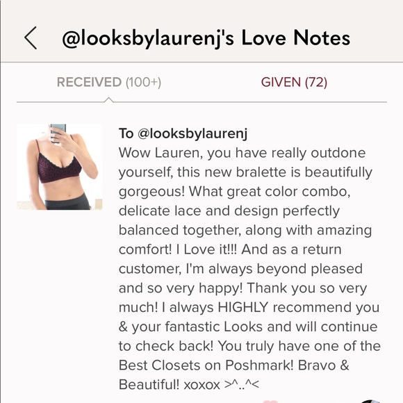 LAGUNA Burgundy Leopard Lace Trim Bralette - Picture 9 of 9